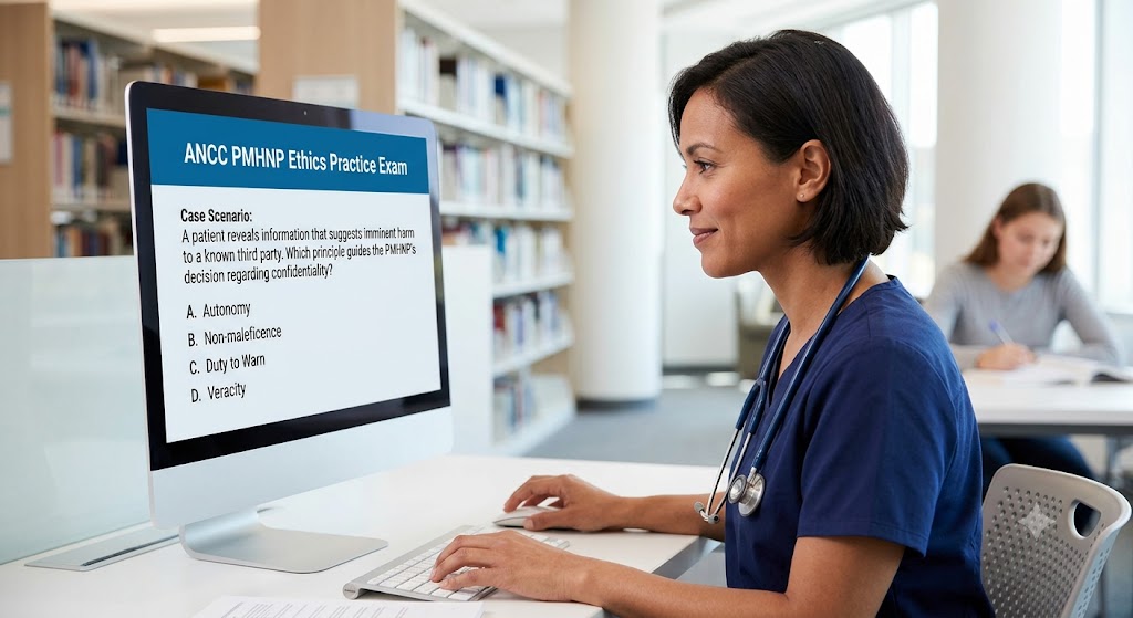 ANCC PMHNP Exam Ethics Practice Test Banner