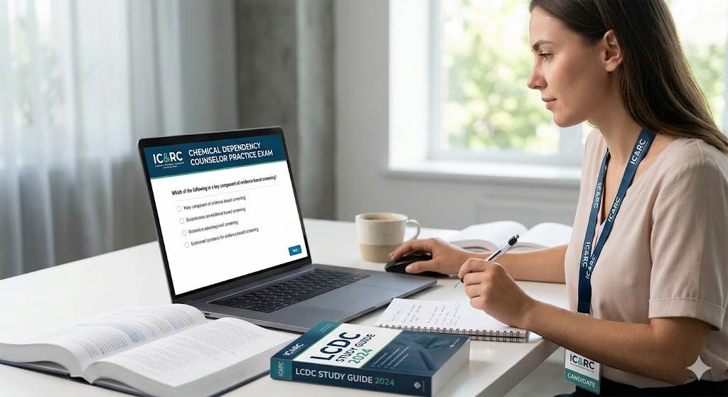 IC&RC Licensed Chemical Dependency Counselor Certification (LCDC) Practice Exam Banner