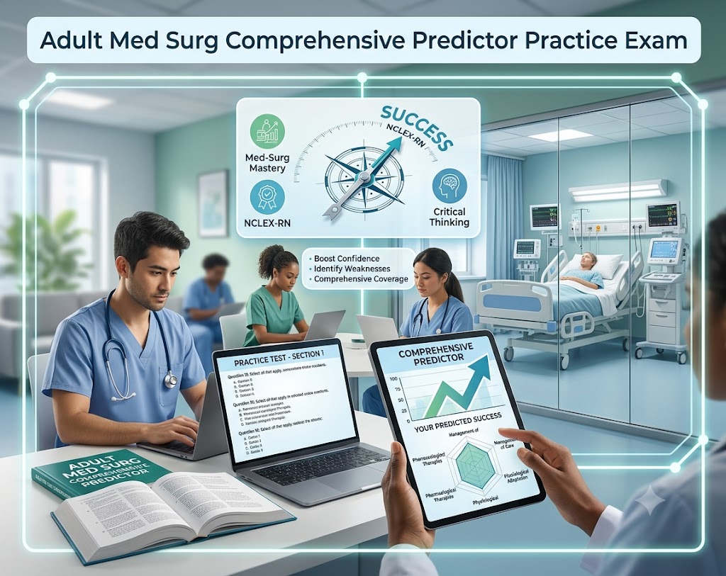 Adult Med Surg Comprehensive Predictor Practice Test Banner