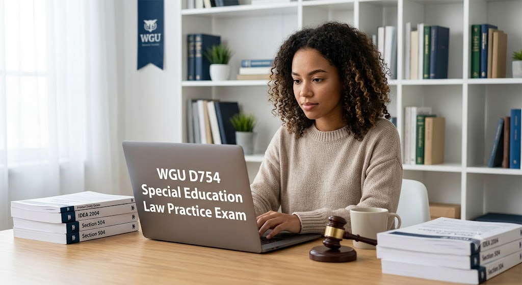 Western Governors University (WGU) D754 Special Education Law, Policies, and Procedures Practice Test Banner