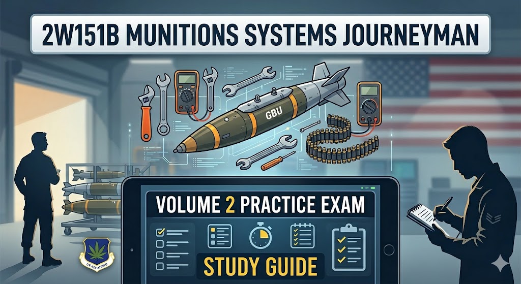 2W151B Munitions Systems Journeyman Volume 2 Practice Exam Banner