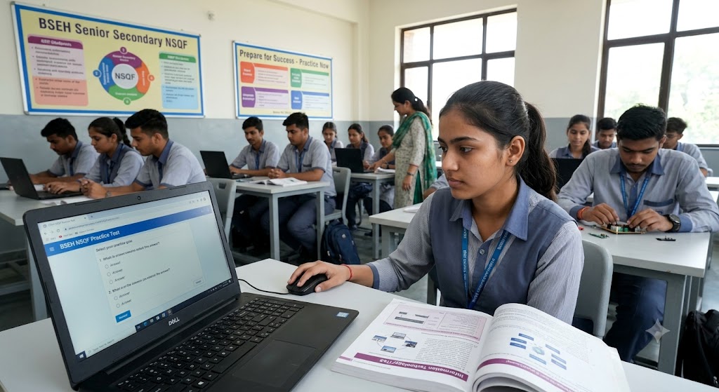 BSEH Senior Secondary NSQF Practice Test & Exam Prep | India Banner