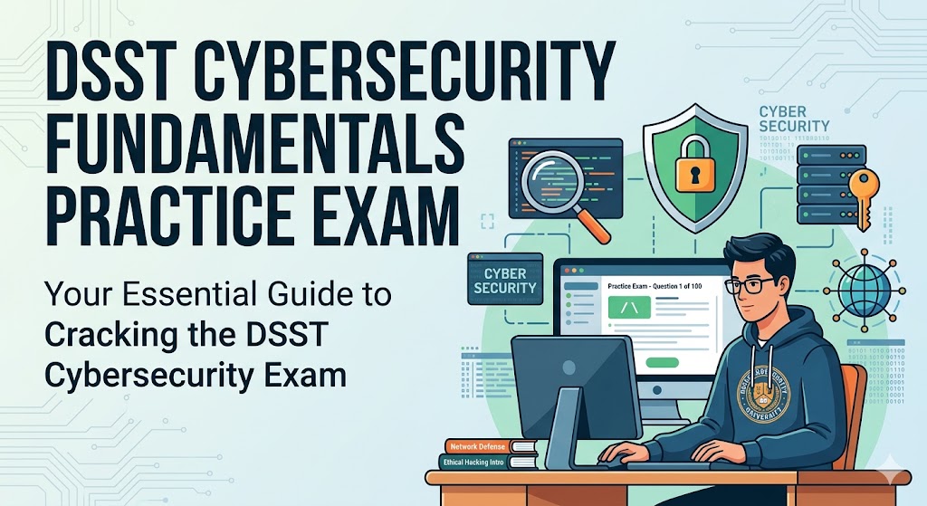 DSST Cybersecurity Fundamentals Practice Exam Banner