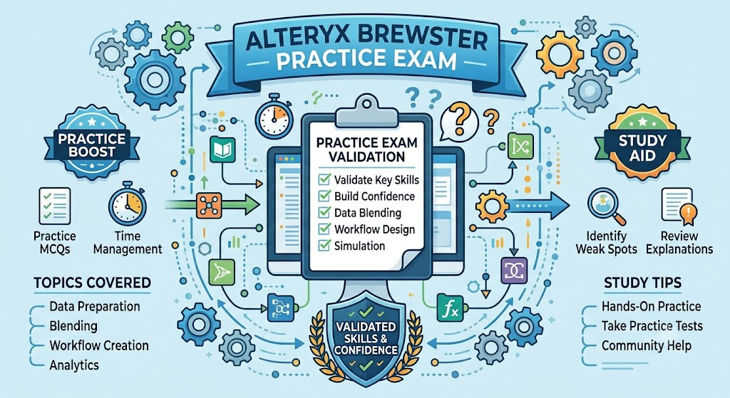 Alteryx Brewster Practice Test Banner