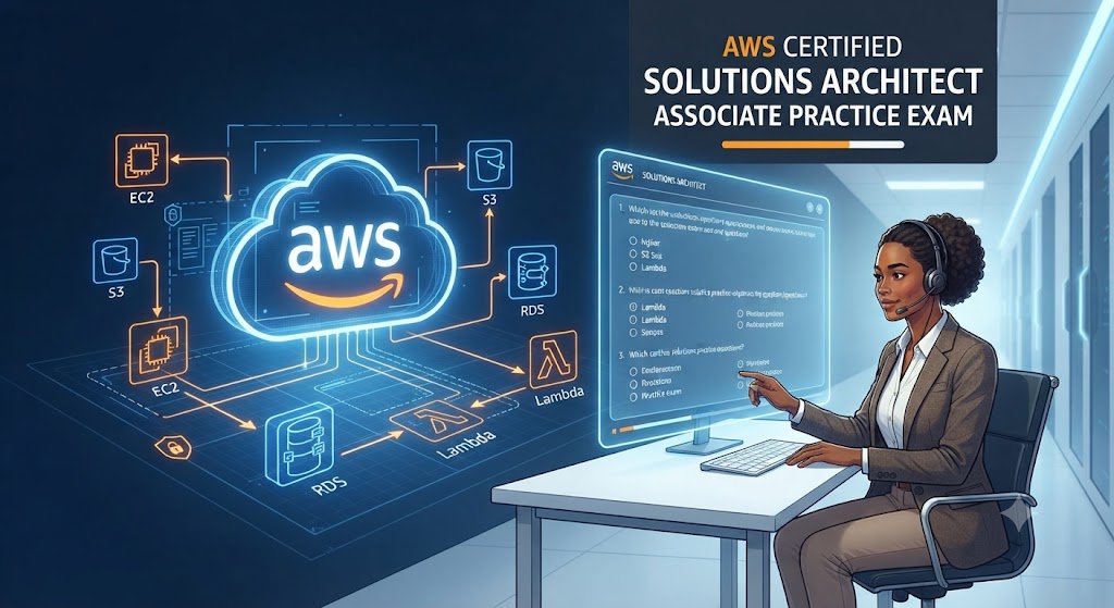 AWS Cloud Architecting Practice Exam Banner