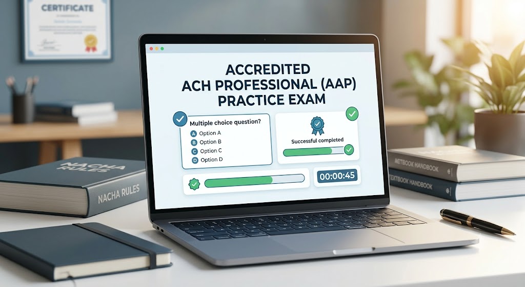 Accredited ACH Professional (AAP) Practice Exam Banner