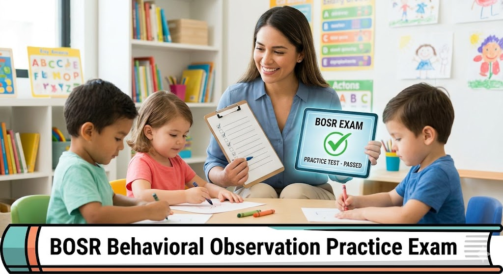 Behavioral Observation and Screening (BOSR) Practice Test Banner