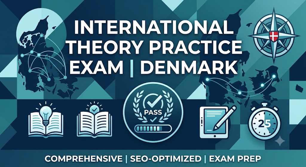 International Theory Practice Test & Exam Prep | Denmark Banner