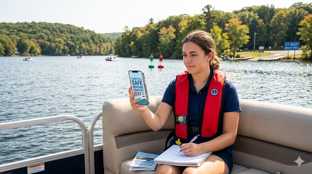 Connecticut Safe Boating Practice Test Banner