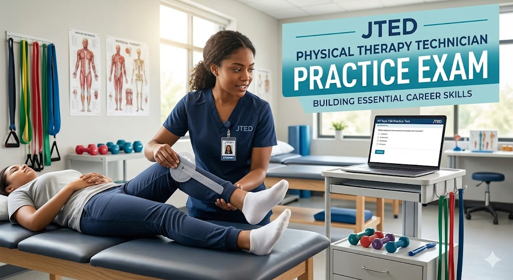 JTED Physical Therapy Technician (PTT) TSA Practice Test Banner