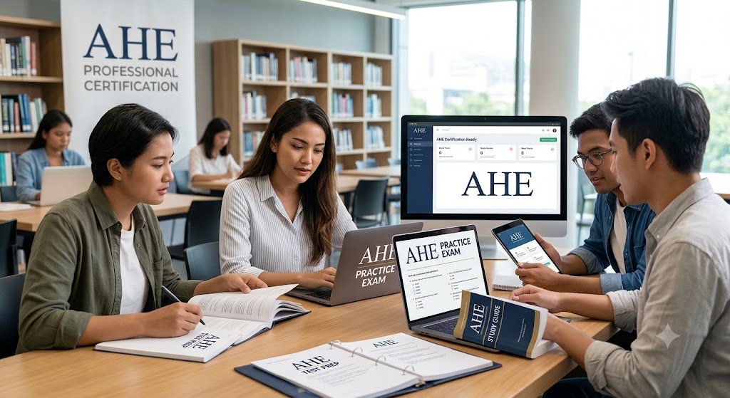 Ahe Practice Test & Exam Prep Banner