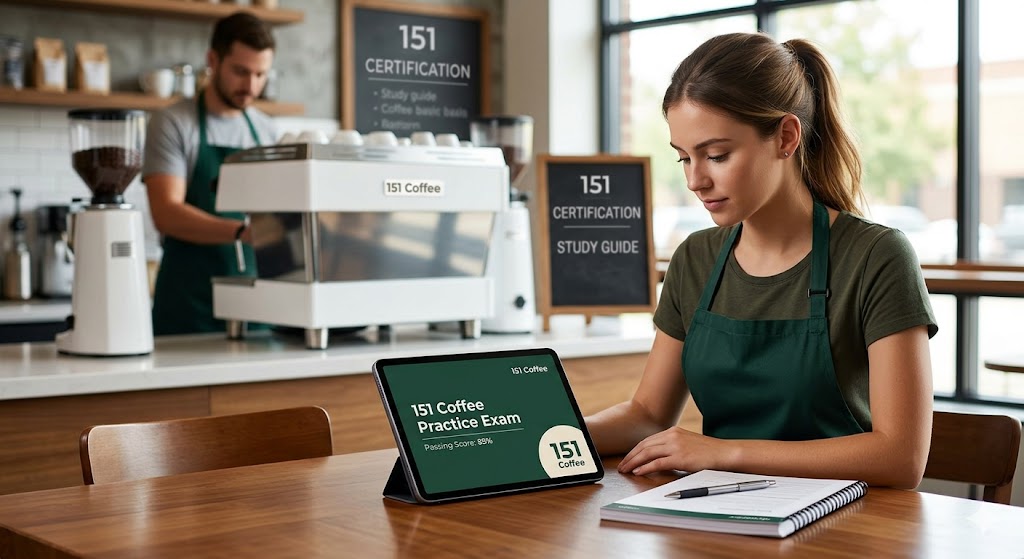 151 Coffee Practice Exam Banner