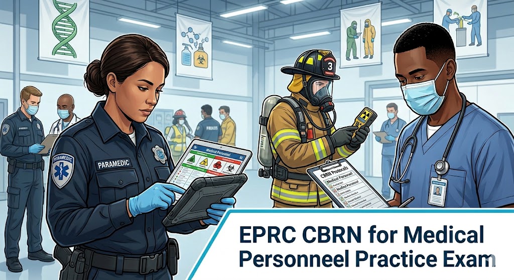 EPRC CBRN for Medical Personnel and First Responders Practice Exam Banner