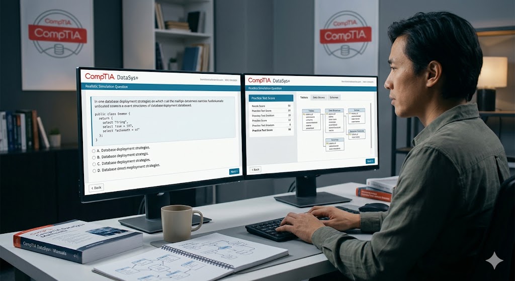 CompTIA DataSys+ Practice Exam Banner