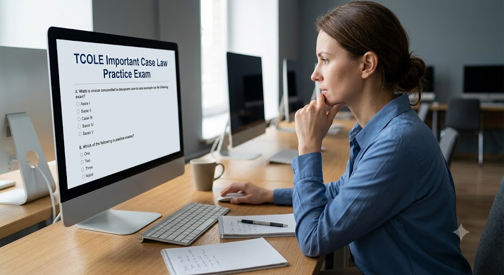 TCOLE Important Case Law Practice Test Banner