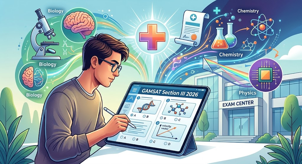 GAMSAT Section III Practice Test 2026 Sample Questions Banner