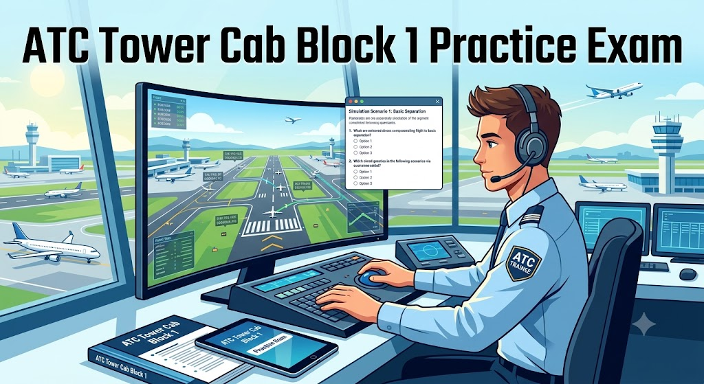 ATC Tower Cab Block 1 Practice Test Banner