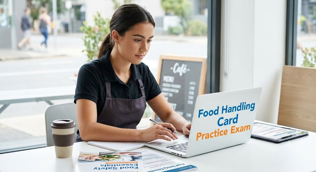 Food Handling Card Practice Test 2024 Banner