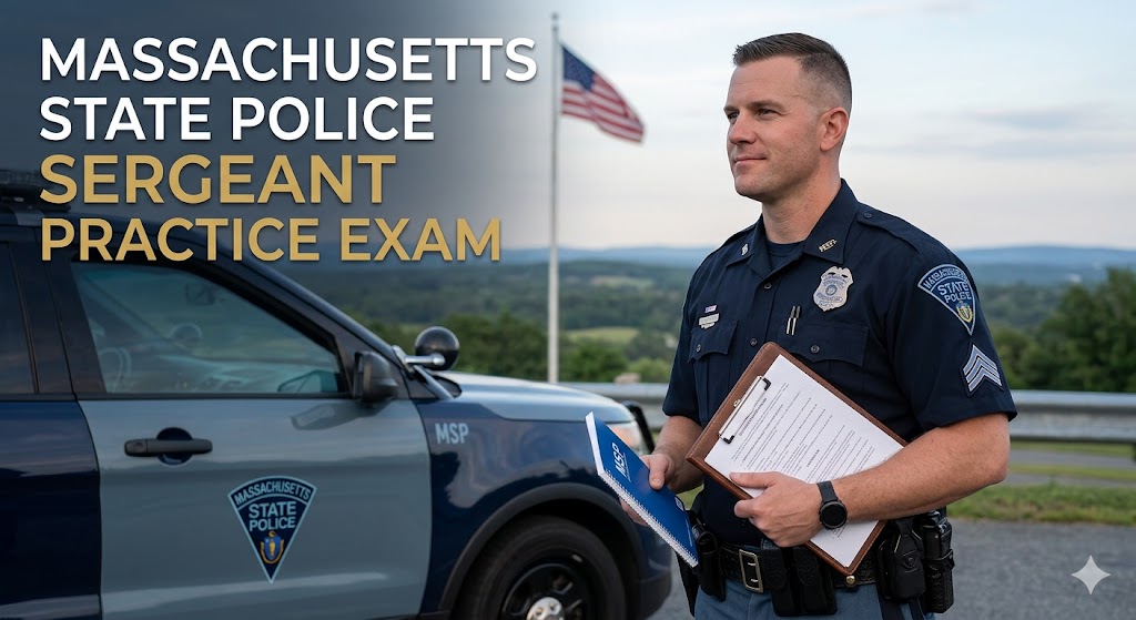 Massachusetts State Police Sergeant Practice Exam Banner