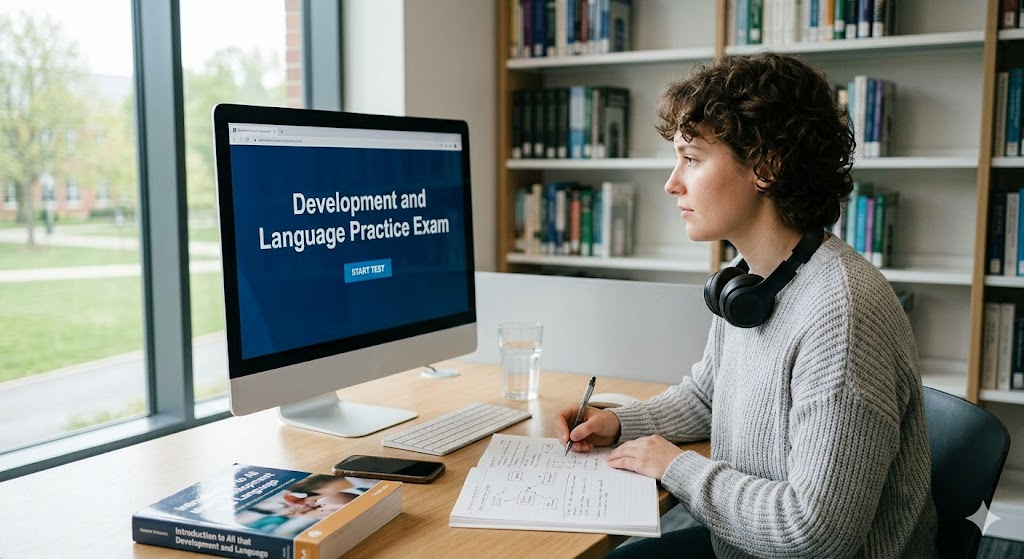 Introduction to All that Development and Language Practice Test Banner