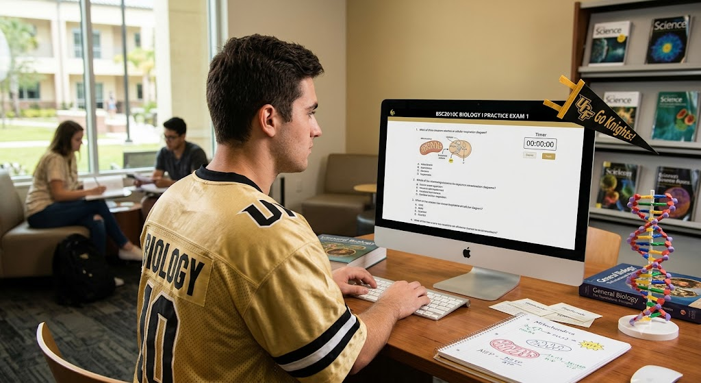 University of Central Florida (UCF) BSC2010C Biology I Practice Exam 1 Banner