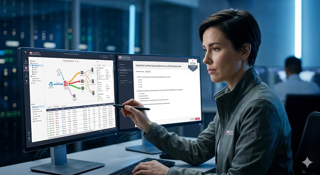 Check Point Certified Security Administrator (CCSA) Practice Exam Banner