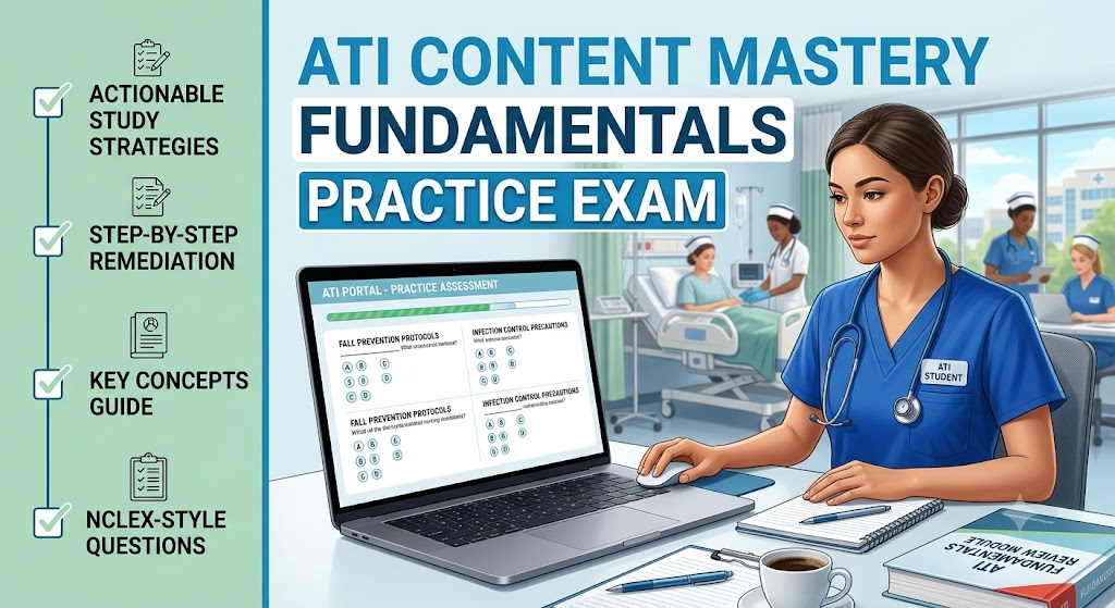 ATI Content Mastery Fundamentals Practice Exam Banner