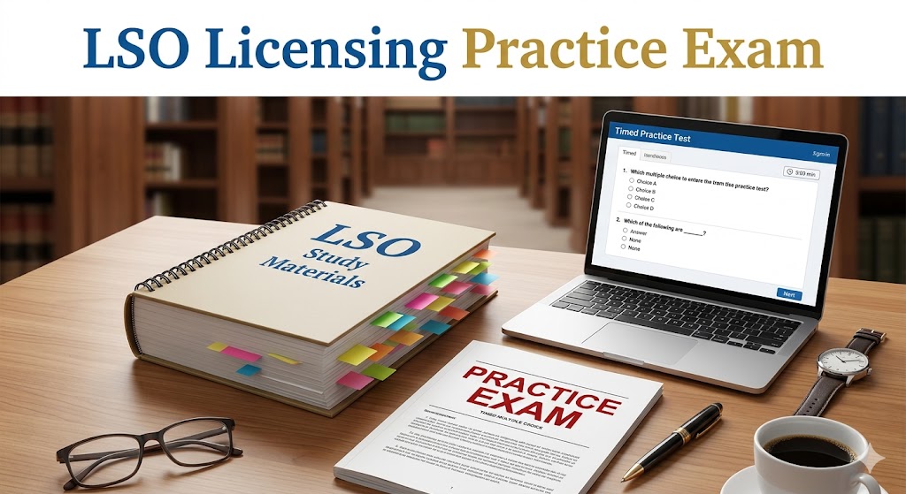 Law Society of Ontario Licensing Practice Exam Banner