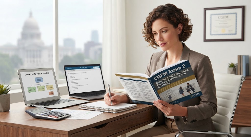 CGFM Exam 2 – Governmental Accounting, Financial Reporting, and Budgeting Practice Exam Banner