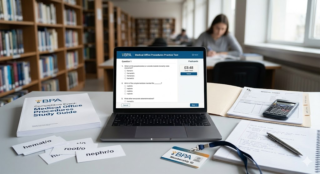 BPA Medical Office Procedures Practice Test Banner
