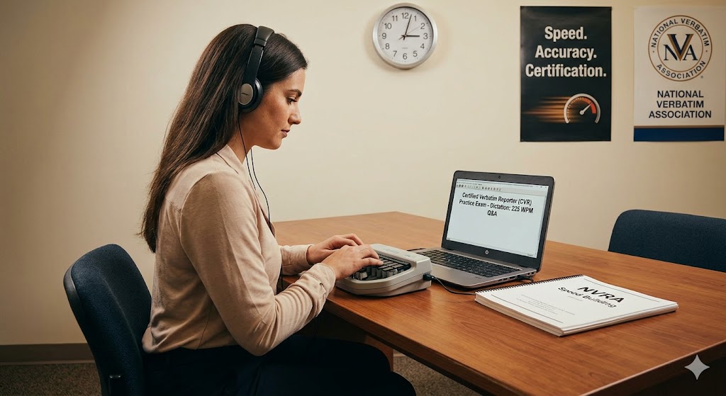 Certified Verbatim Reporter Banner