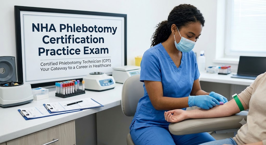 NHA Phlebotomy Certification Practice Exam Banner