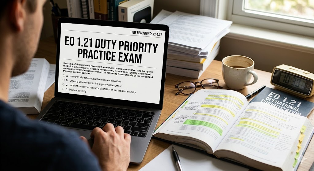 EO 1.21 Duty/Operational Priority Practice Exam Banner