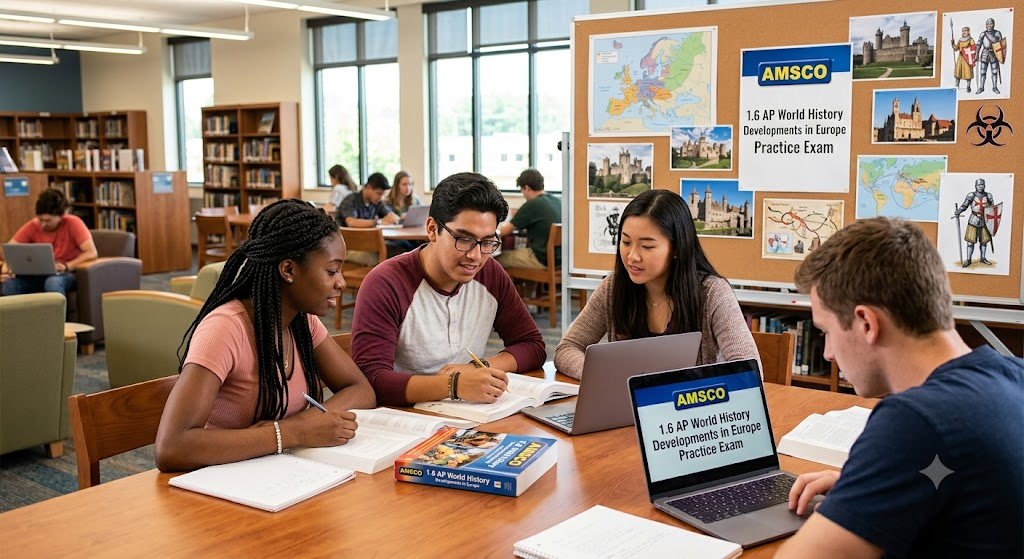 AMSCO 1.6 AP World History: Modern – Developments in Europe Practice Test Banner