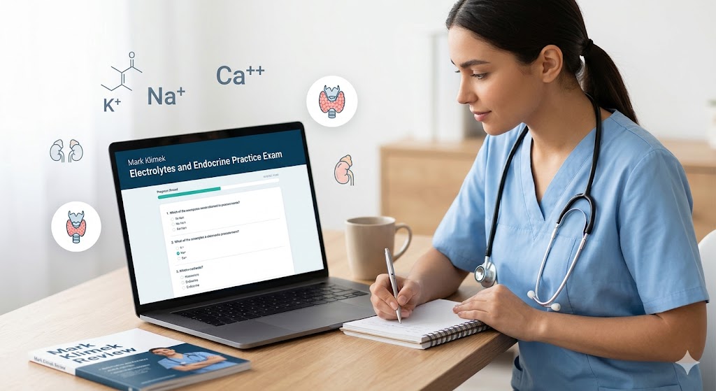 Mark Klimek Electrolytes and Endocrine Practice Test Banner