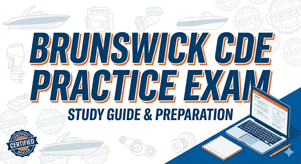 Brunswick Certified Dealer Exam (CDE) Practice Exam Banner
