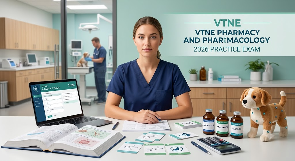 VTNE Pharmacy and Pharmacology Practice Test 2026 Banner