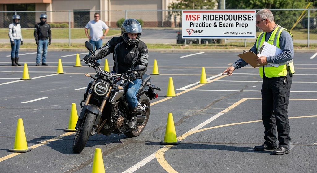 Msf Motorcycle Practice Test & Exam Prep Banner