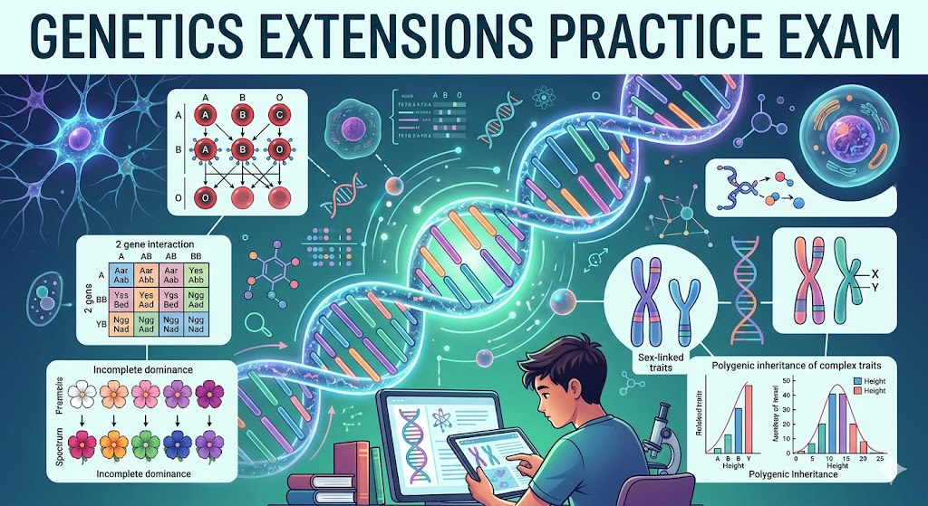 Genetics Extensions of Mendelian Inheritance Practice Test Banner