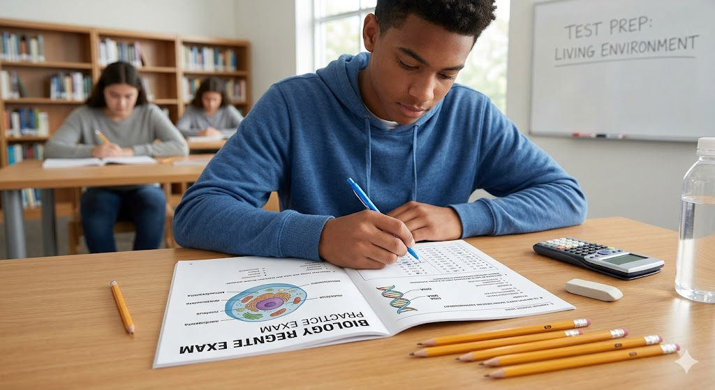 Biology Regents Practice Exam Banner