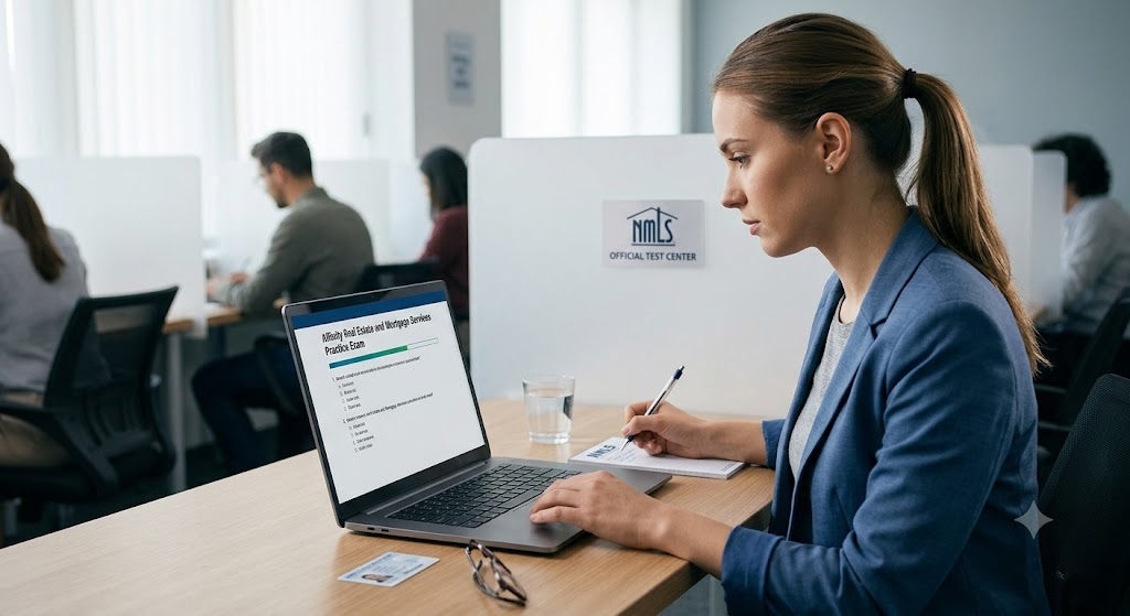 Affinity Real Estate and Mortgage Services Practice Exam Banner