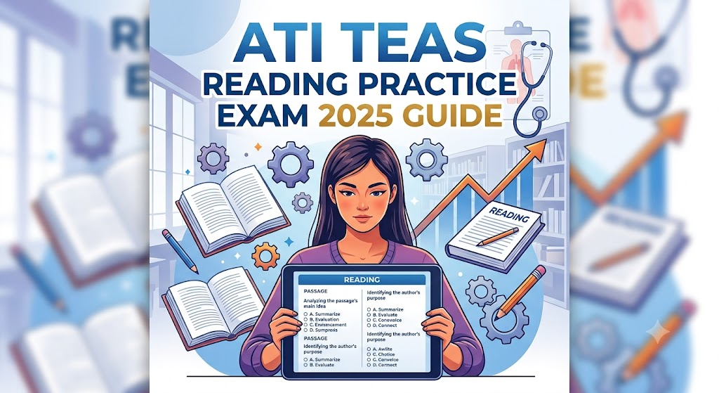 ATI TEAS Reading Practice Test 2025 (39 Questions Answers) Banner