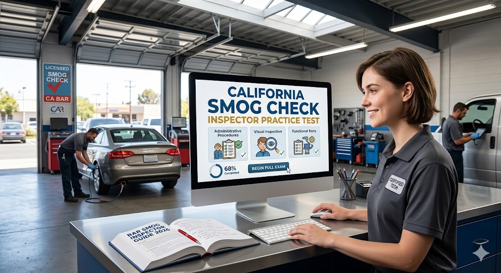 California Smog Check Inspector Practice Test Banner