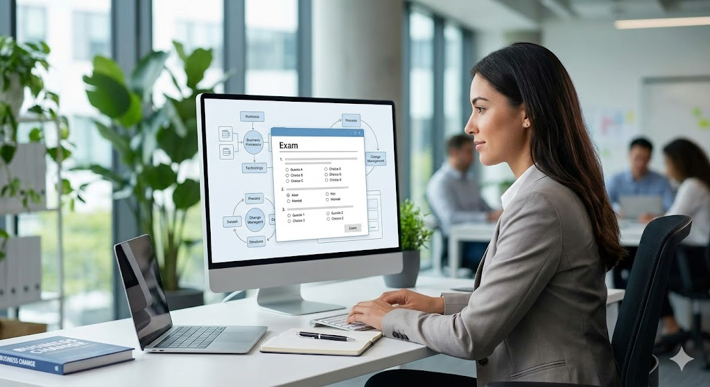 BCS Foundation Certificate in Business Change Practice Exam Banner