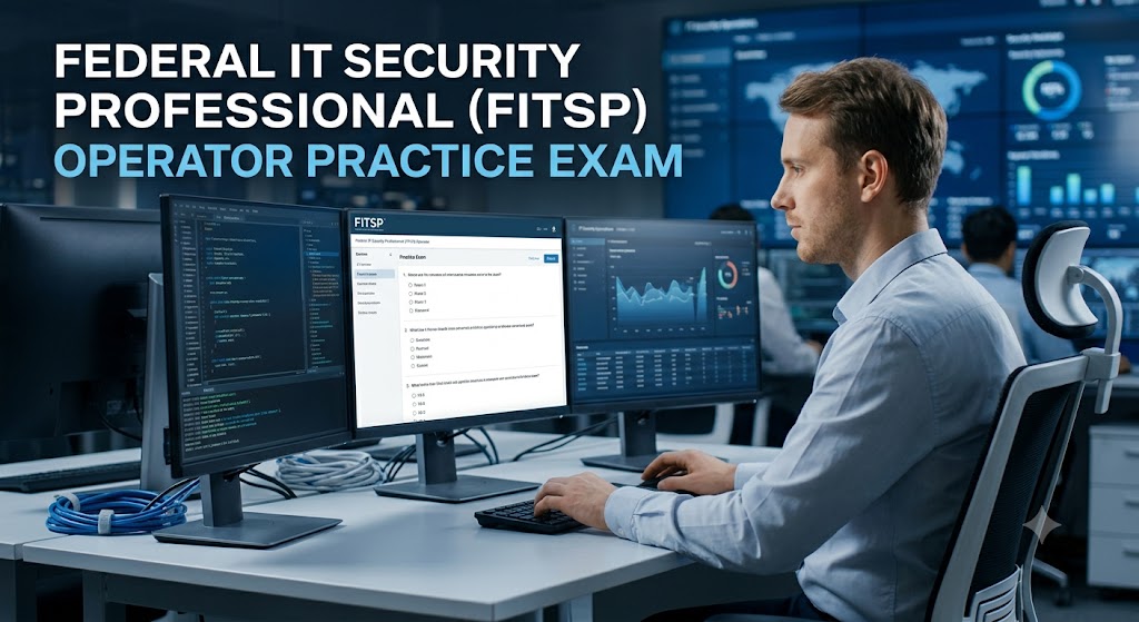 Federal IT Security Professional (FITSP) Operator PracticeTest Banner