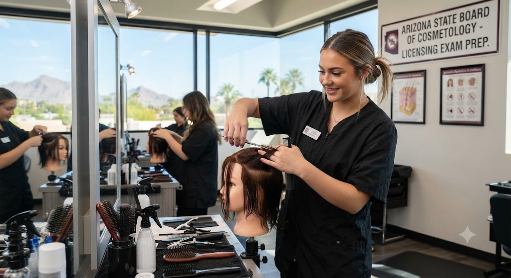 Arizona Cosmetology Practice Exam Banner
