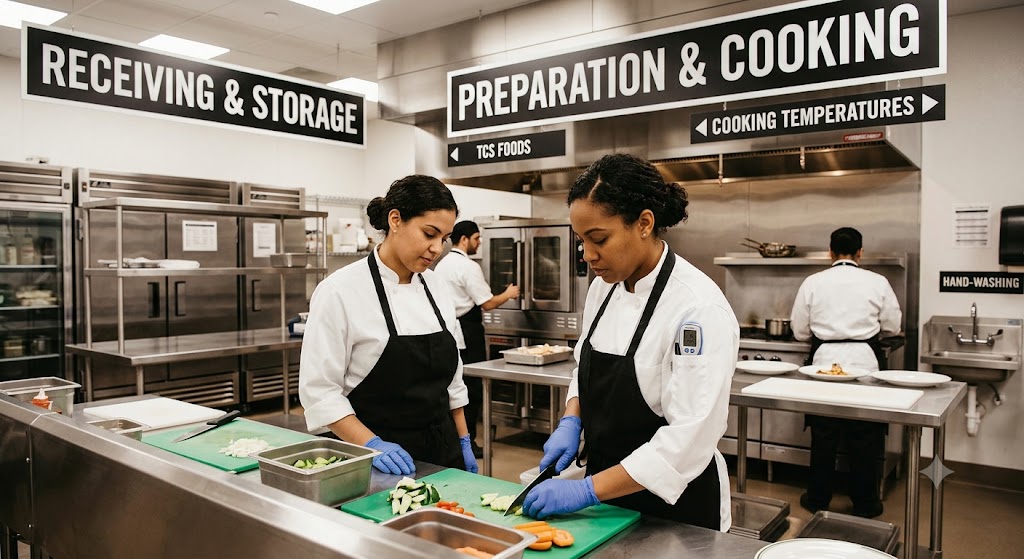 ServSafe Practice Test Chapter: 4 Flow of Food: An Introduction Banner
