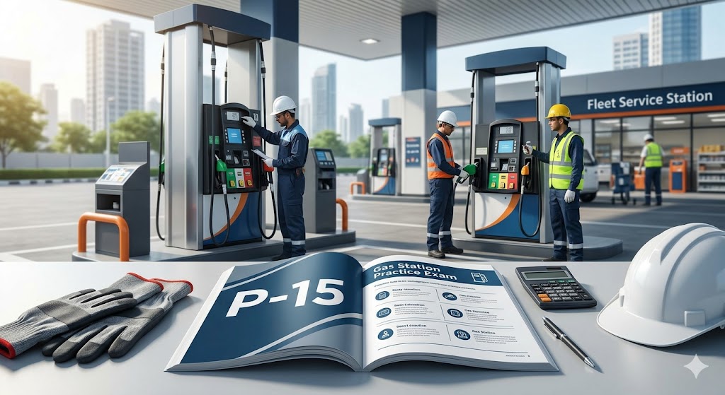 COF Handle Motor Fuel (P-15) Gas Station and Fleet Service Station Practice Exam Banner