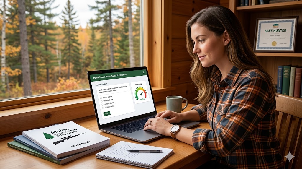 Maine Firearm Hunter Safety Course Practice Exam Banner