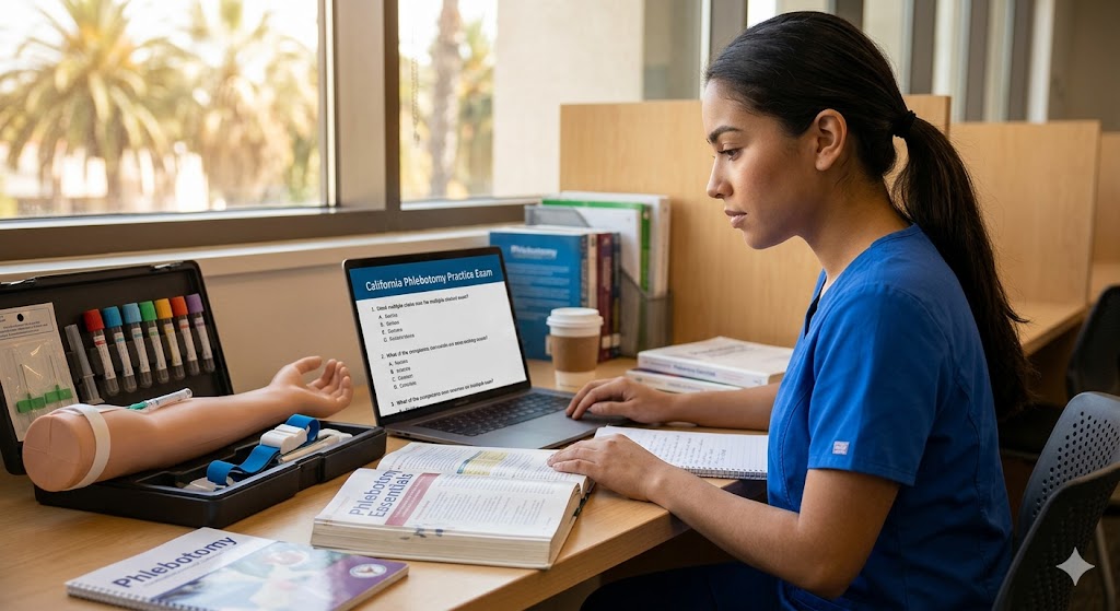 California Phlebotomy Certification Practice Exam Banner